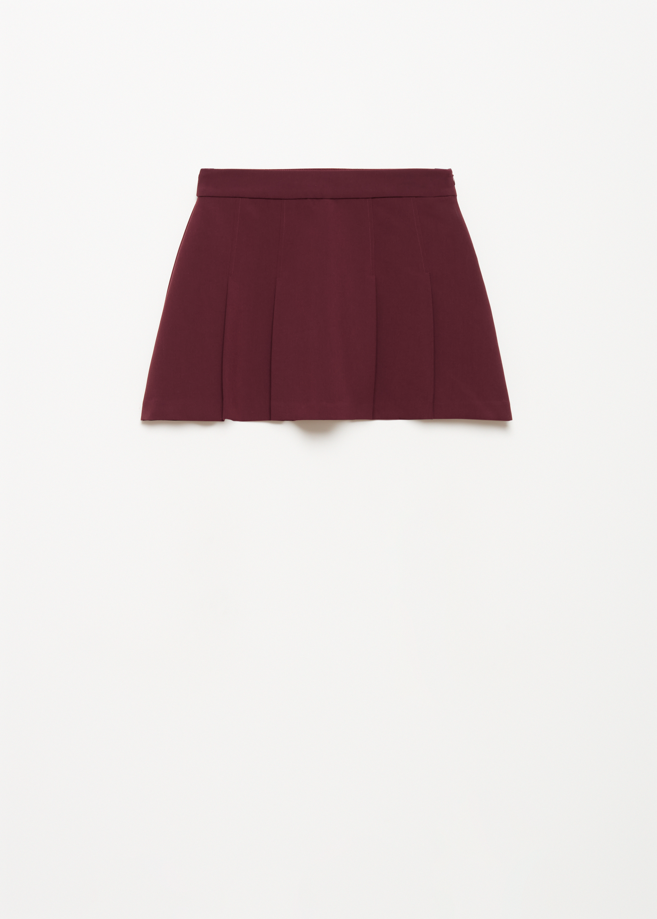 Skort met plooien