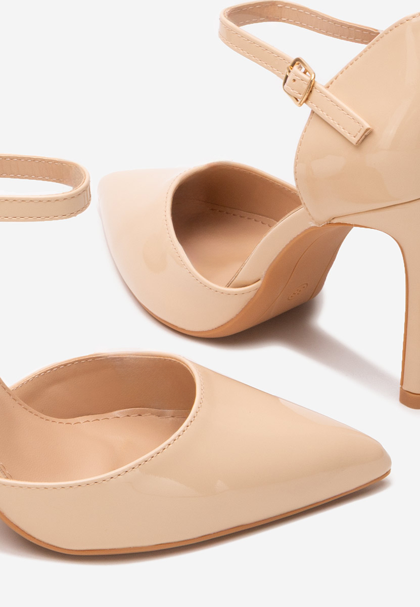 Chaussures à talon aiguille beige Dottie
