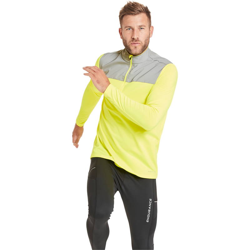 Endurance Susat Light The Night Midlayer Løbetrøje Herre