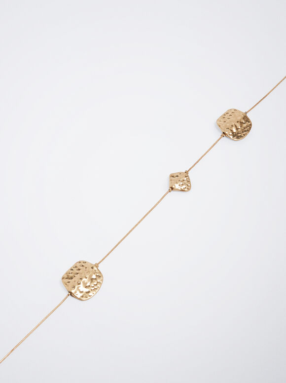 Colar Largo Dourado - Dourado