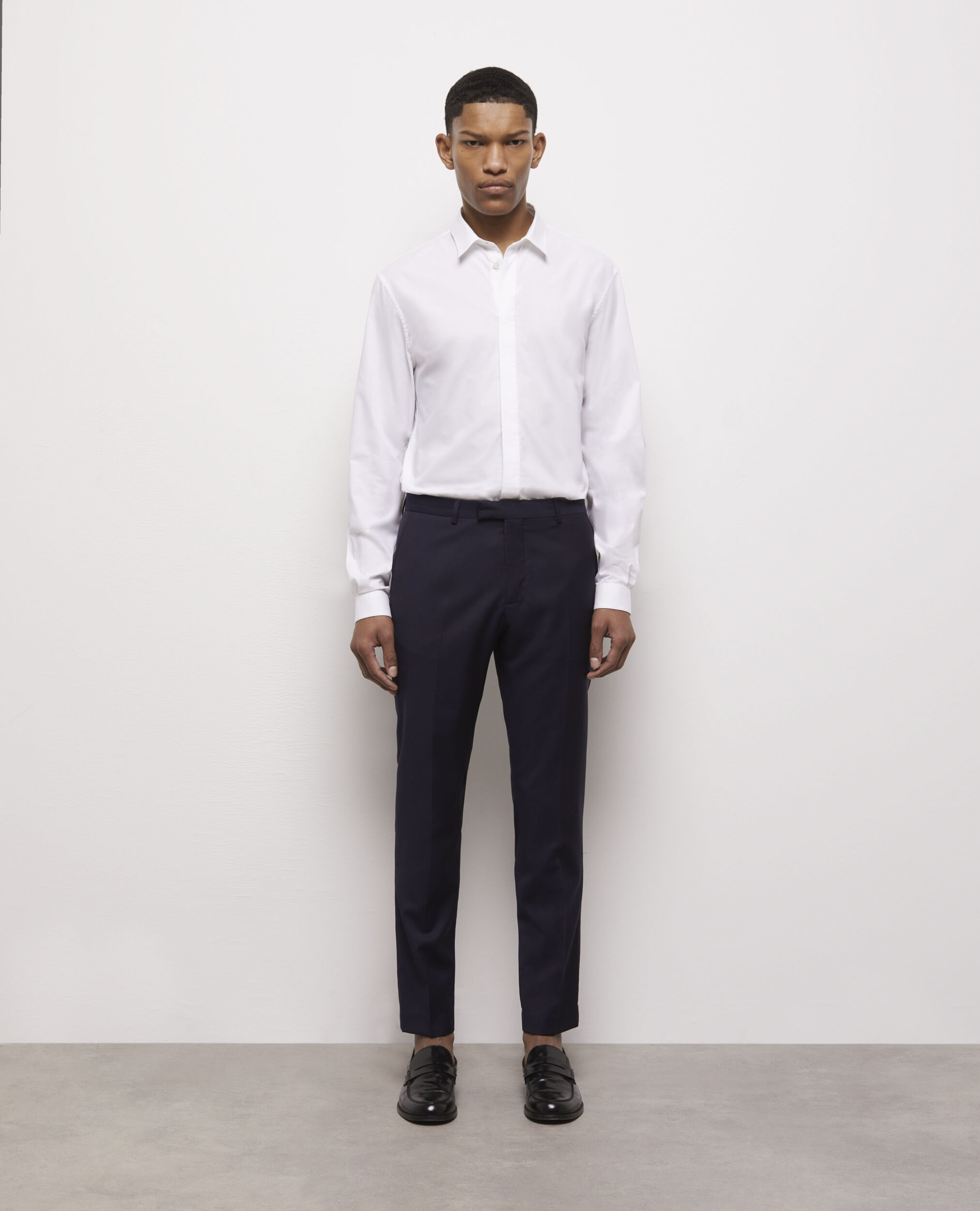 Pantalon de costume bleu marine