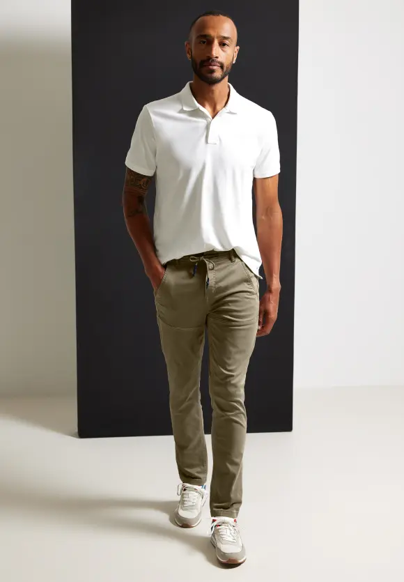 Regular Fit Hose - seed beige