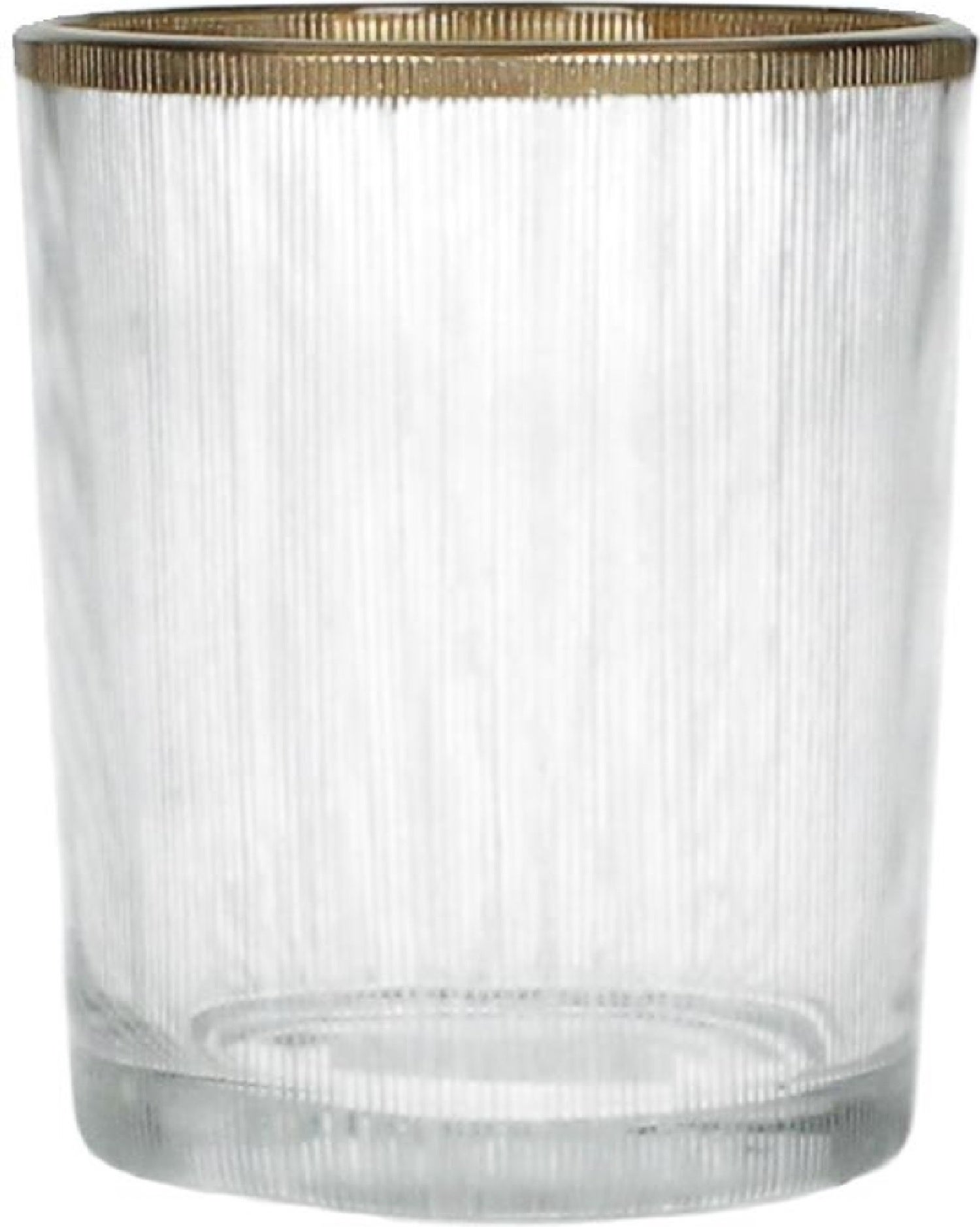 HD Collection waxinelichthouder Art transparant D 7,7 H 9,7 cm