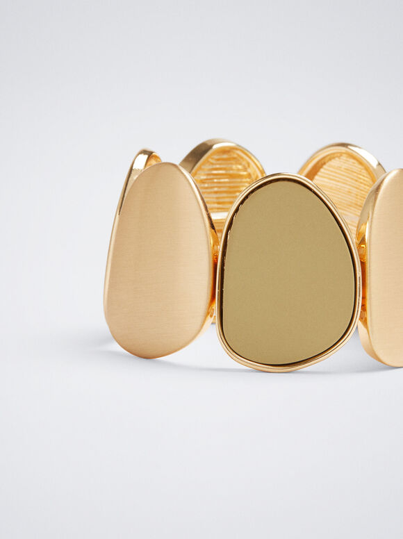 Pulseira elástica com resina - Multicolorida