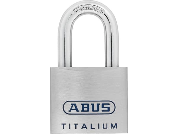 ABUS 96TI/60 KD, Tradisjonell, Nøkkellås, Bruk flere nøkler, Aluminium, Aluminium, Herdet stål