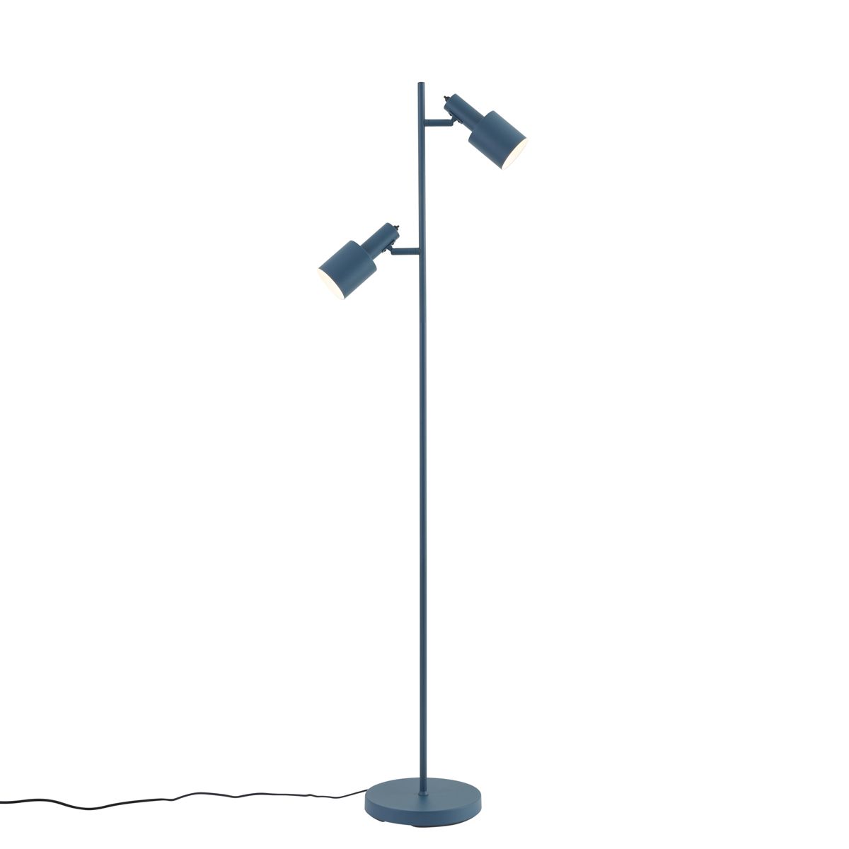 Moderne vloerlamp blauw 2-lichts - Stijn
