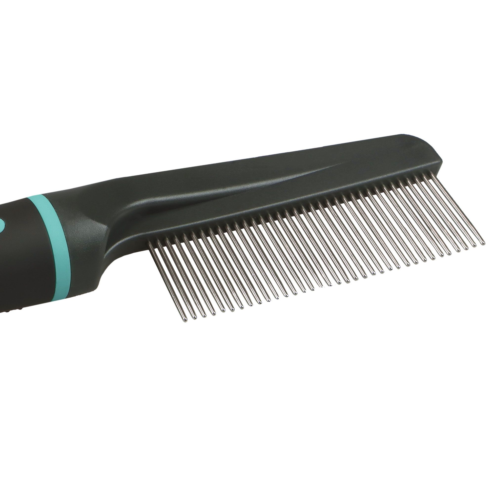 ANAH Hunde Fellkamm Universal - ergonomisch - mit Soft-Touch-Griff