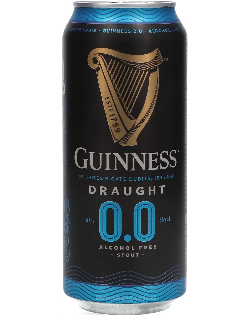 Guinness Draught Alcoholvrij 44 cl