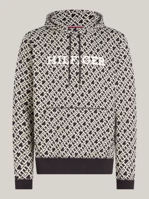 Moletom com capuz Flex Fleece com estampa de monograma TH