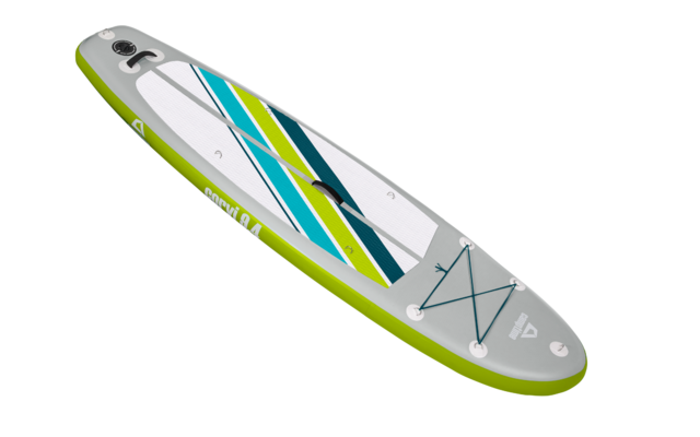 Camptime Corvi 9.4 SUP Set aufblasbares Stand Up Paddling-Board inkl. Paddel und Luftpumpe