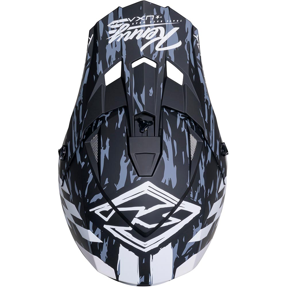Kenny - Casque enfant Track Kid Dirt Noir / Blanc / Mat
