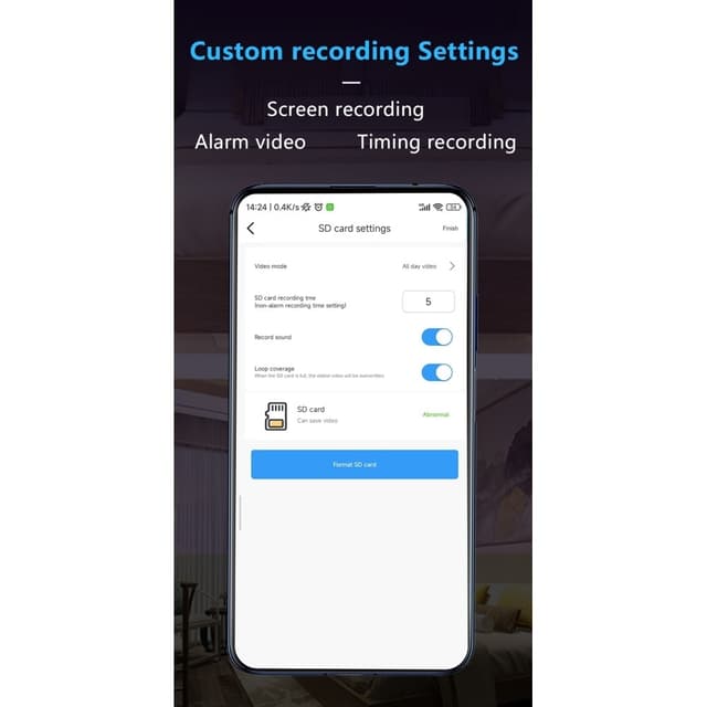 X16 Batterifri Mini Kamera APP Trådløst WiFi Kamera