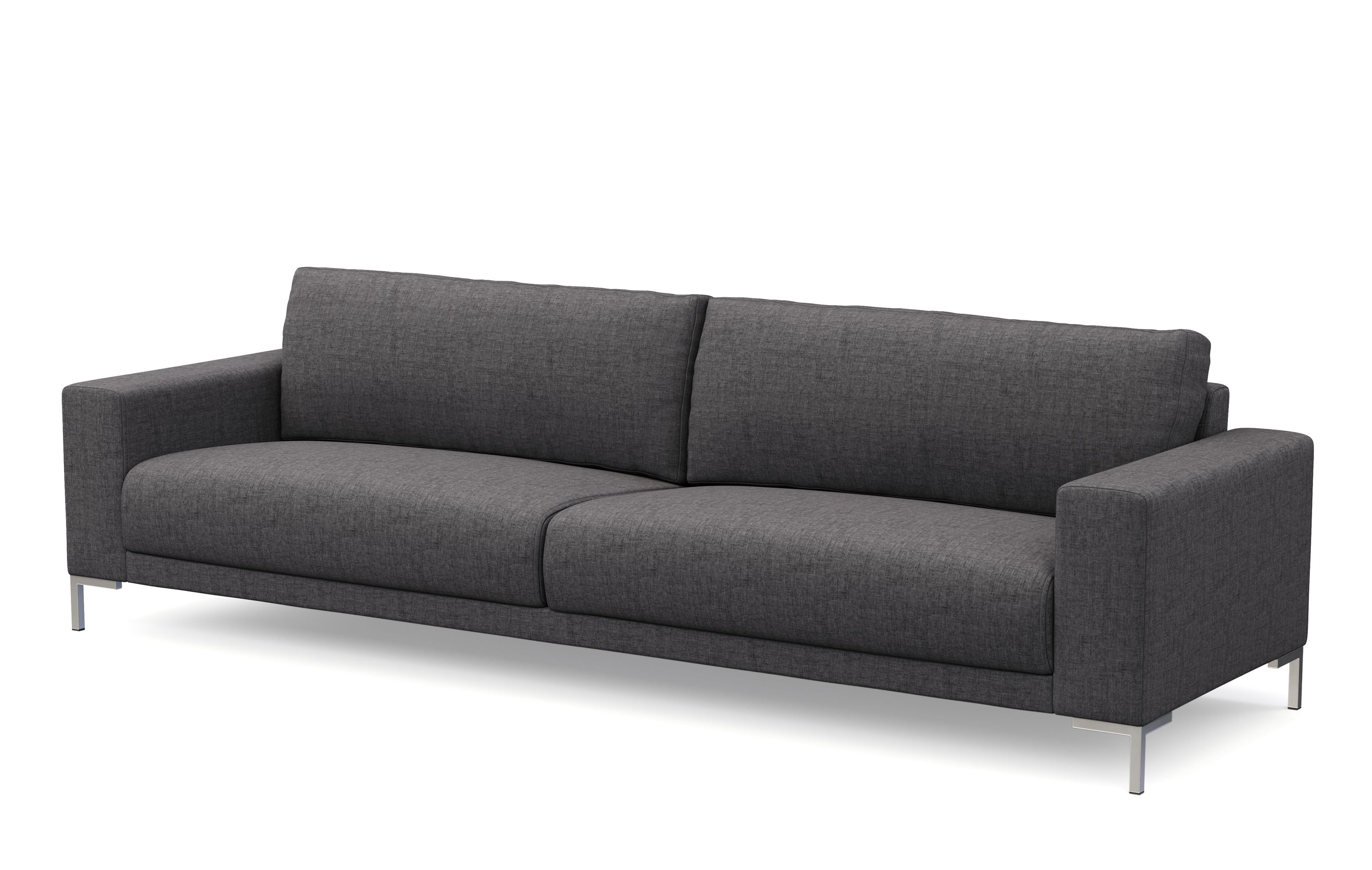 Sofa NOREEN 3-Sitzer anthrazit
