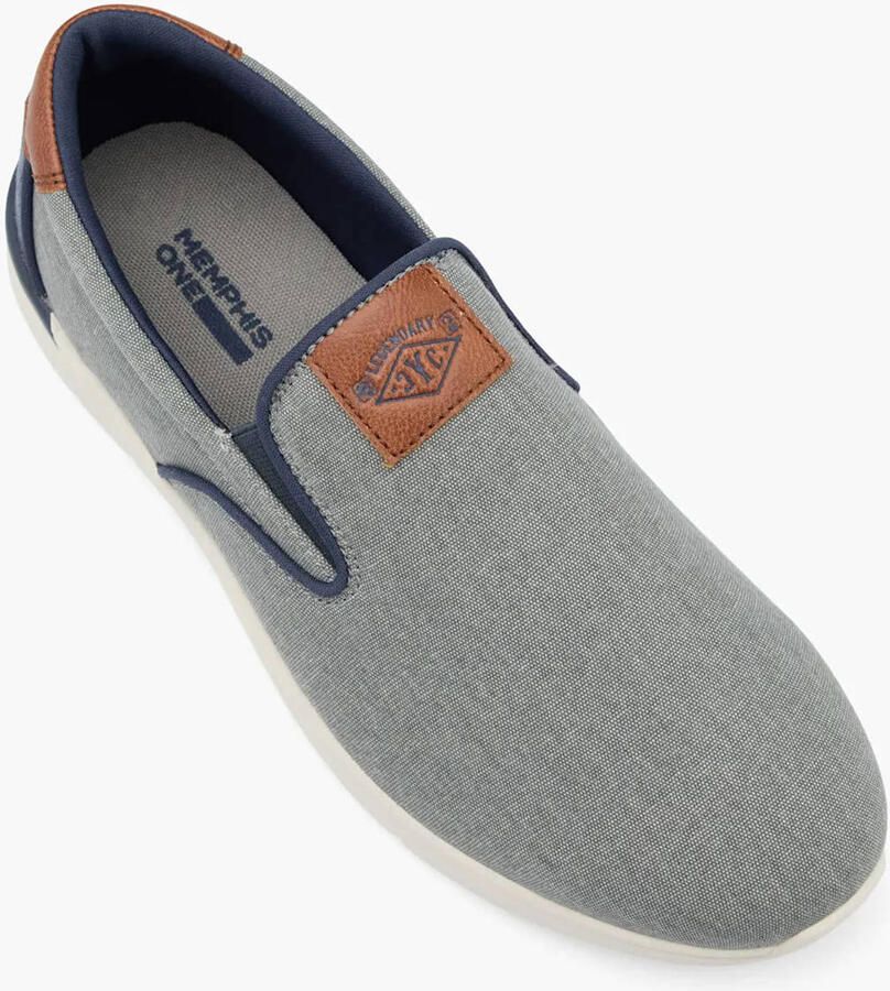 Memphis One slip ons grijs