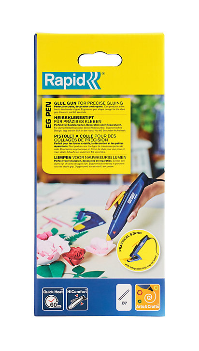 Stylo à colle Ø7mm Rapid EG PEN, pour loisirs créatifs