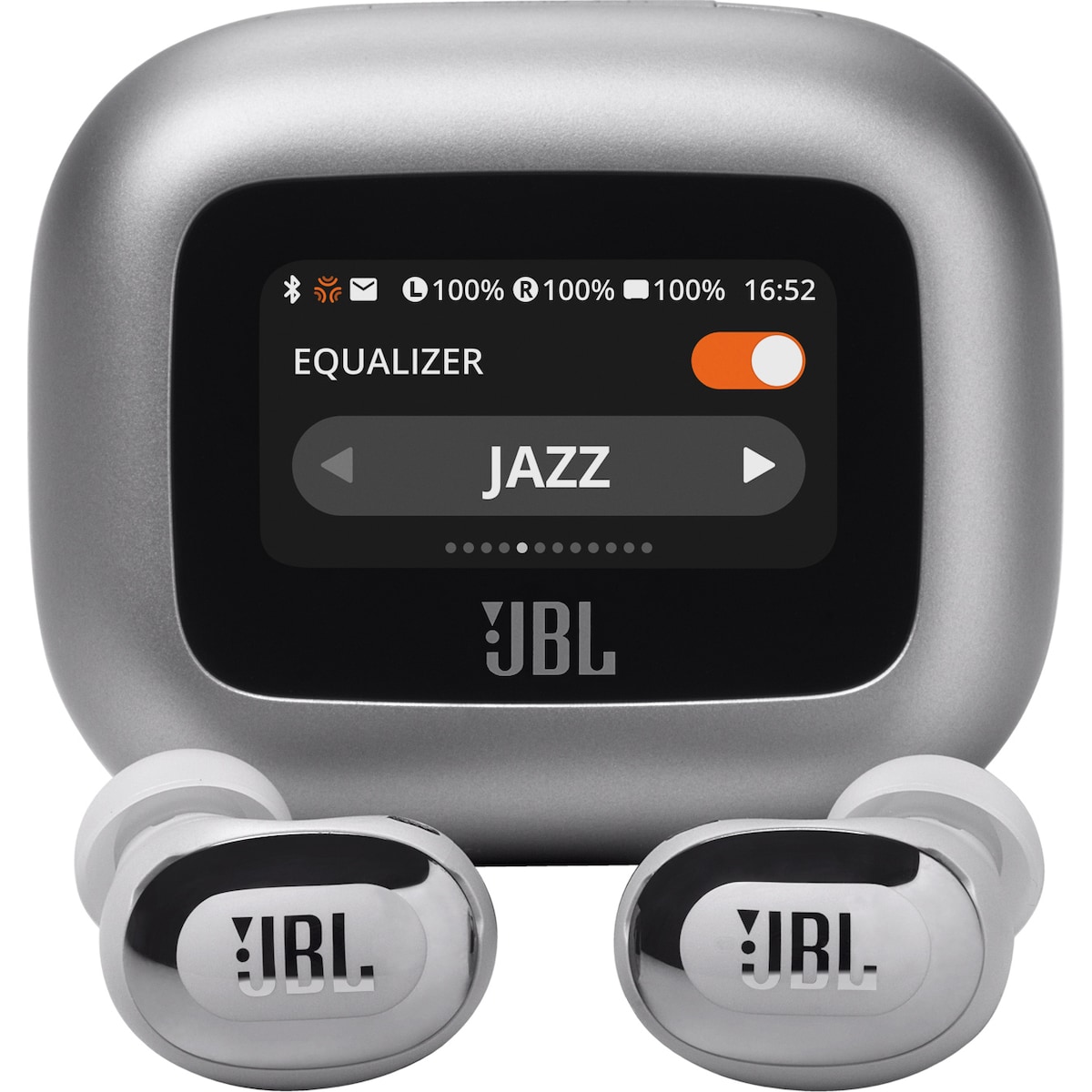 JBL Live Buds 3 helt trådløse in-ear hodetelefoner (sølv)