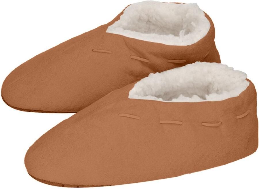 Attrezzo Pantoffels Spaanse Sloffen Cognac lijk warm!