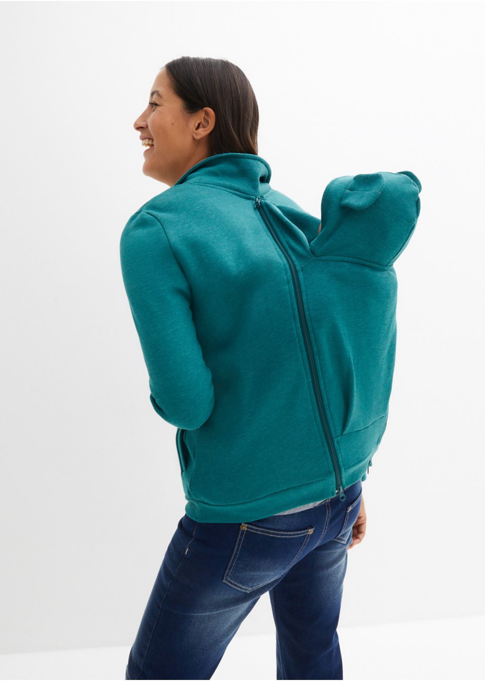 Veste en sweat 3 en 1 de grossesse et de portage