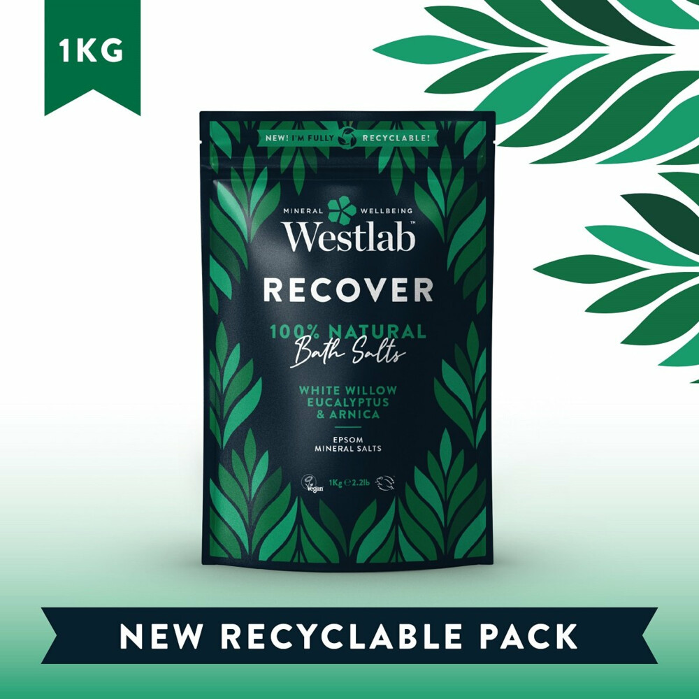 Westlab 100% Natuurlijk Badzout Recover1000 gr