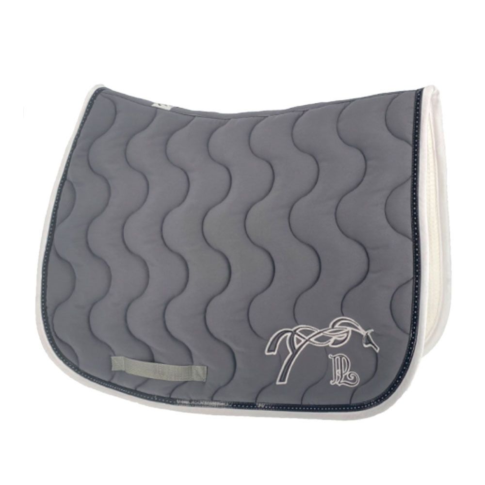Pénélope CLASSIQUE - Tapis mixte gris souris/blanc