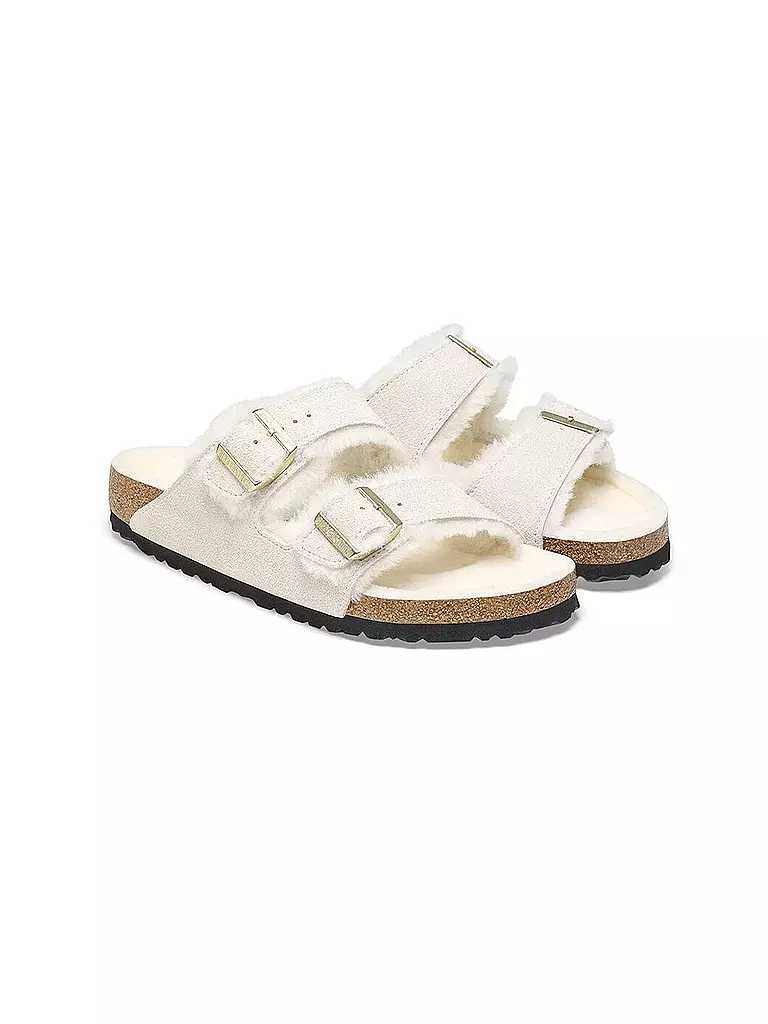 BIRKENSTOCK Pantoletten ARIZONA SHEARLING creme