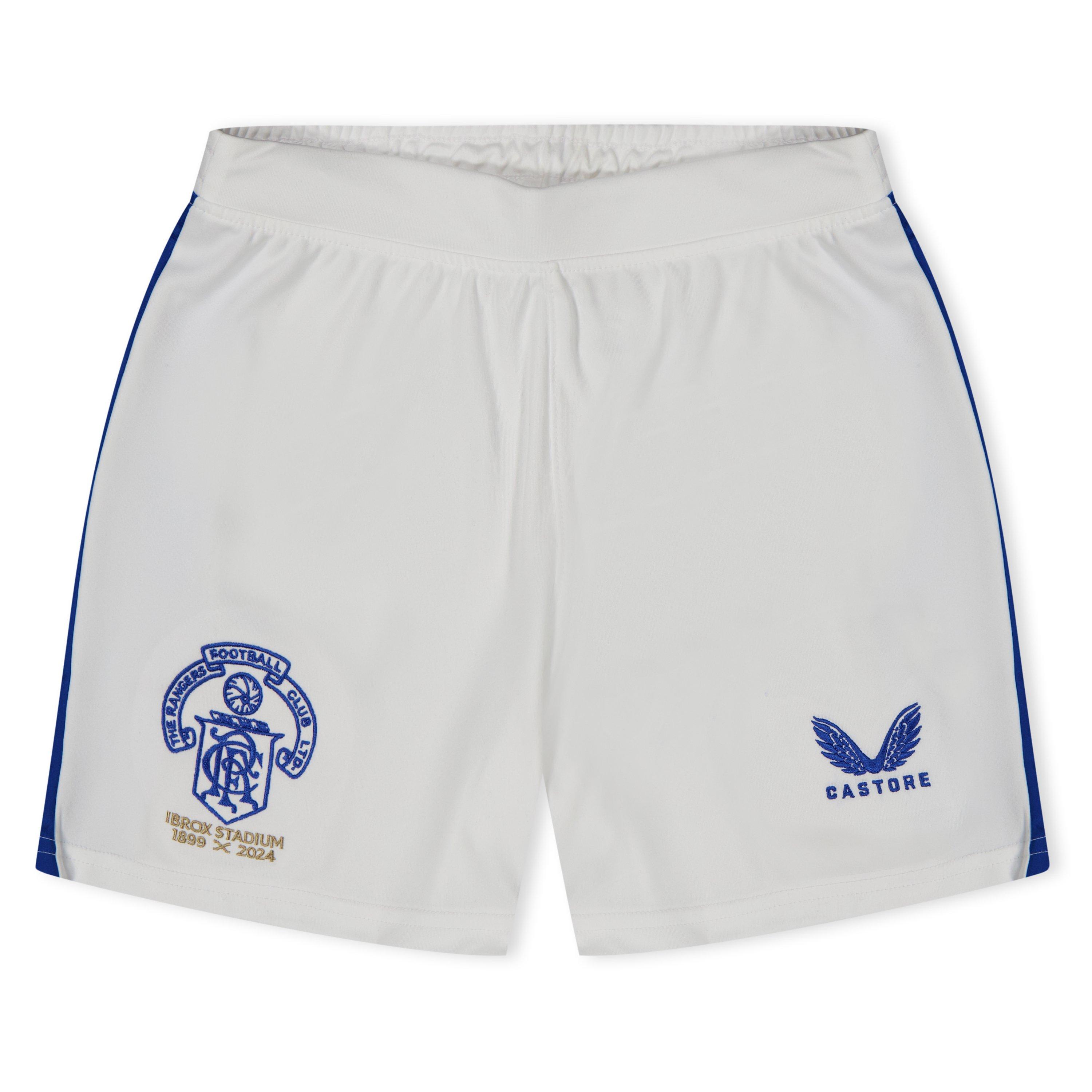 Castore Rangers FC 125 Heritage Football Shorts Childrens