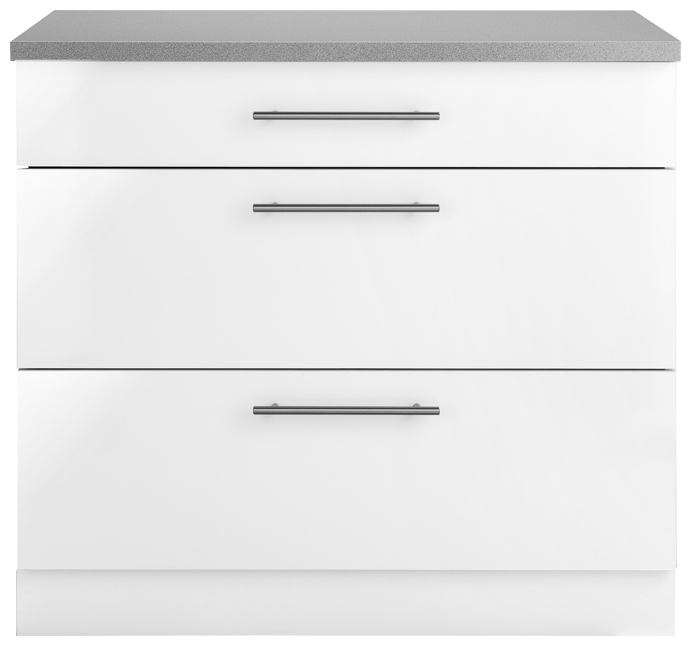 wiho Küchen Unterschrank »Cali« 90 cm breit, mit 2 grossen Auszügen
