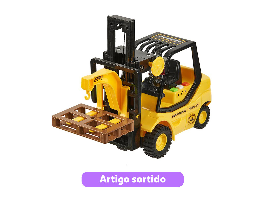 EMPILHADOR DE FRICÇÃO COM LUZ E SOM ONE TWO FUN MODELOS SORTIDOS