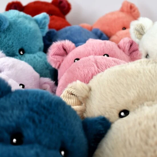 Les Hippos Peluche   Hip'Blue        85 cm   de               Histoire d'ours