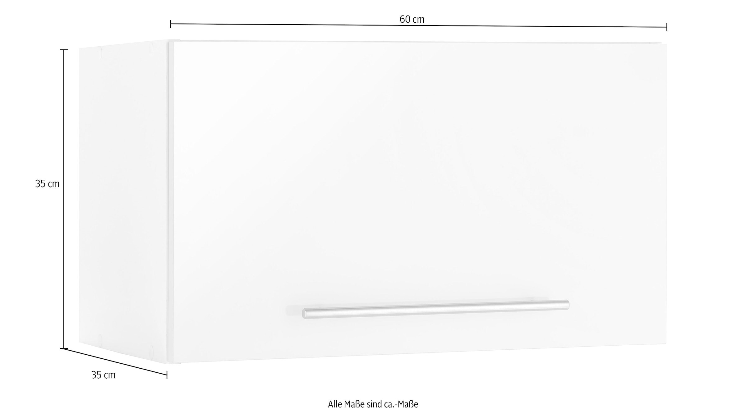 wiho Küchen Hängeschrank »Flexi2« Breite 60 cm, mit 1 Tür, rechts/links wechselbar