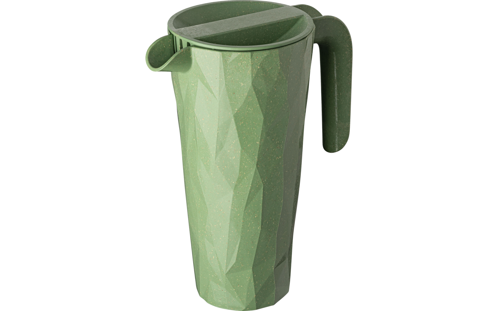 Koziol Club Pitcher Superglas Kanne mit Deckel 1,5 Liter nature ash grey