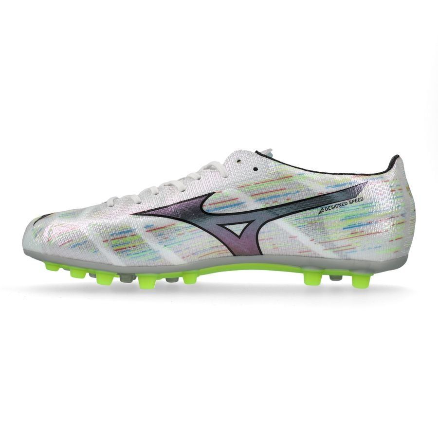 Mizuno Alpha II Made in Japan AG - Blanc/Silver Iridescent/Noir