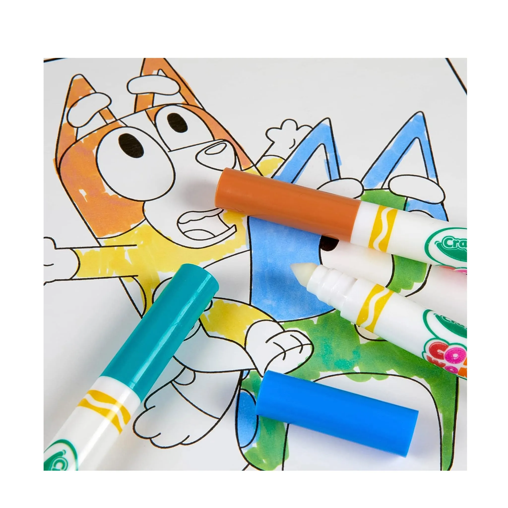 Bluey Ensemble de Coloriage Color Wonder - Bluey