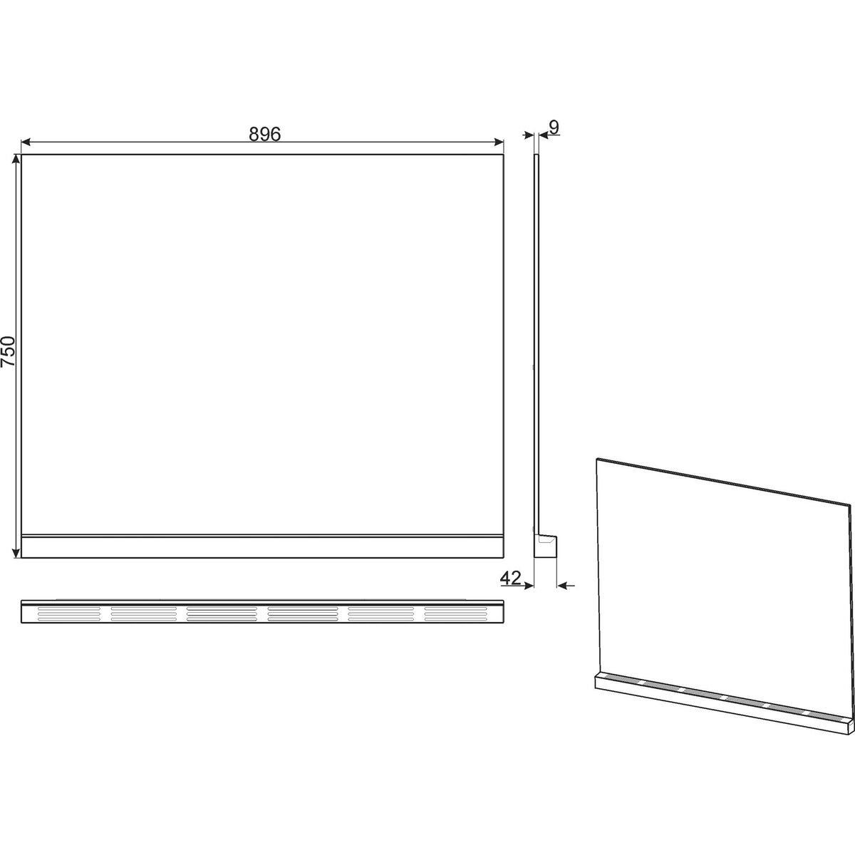 KITC9X9 spruteplate