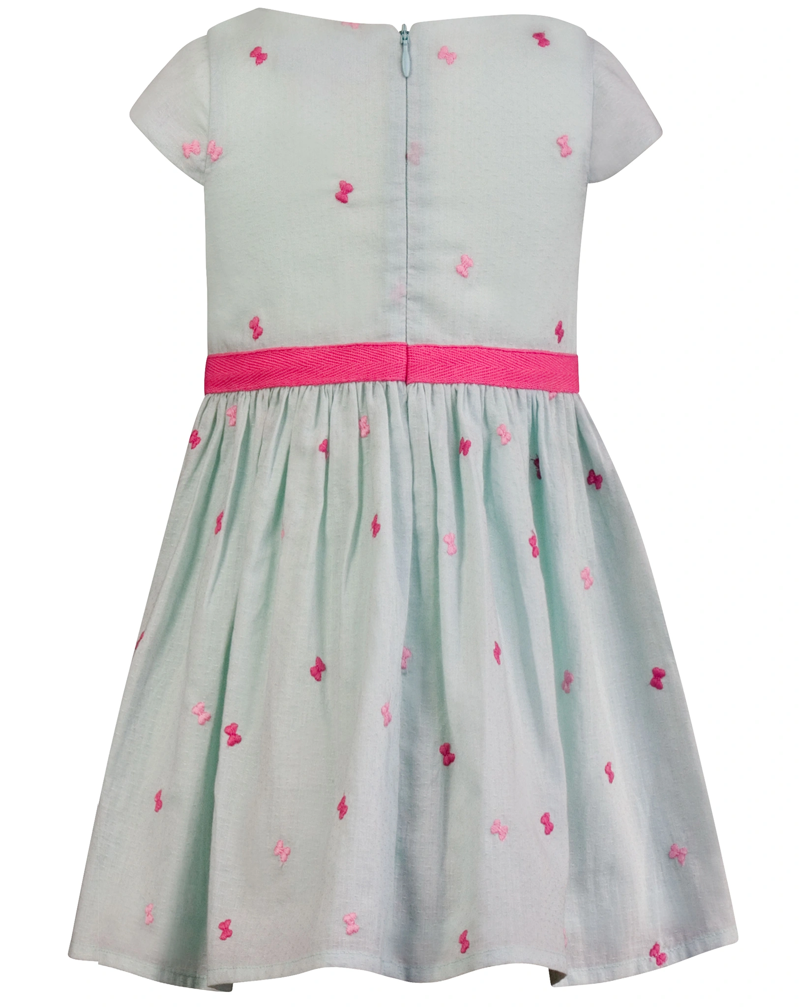 Kurzarmkleid PETIT PAPILLON in ice blue