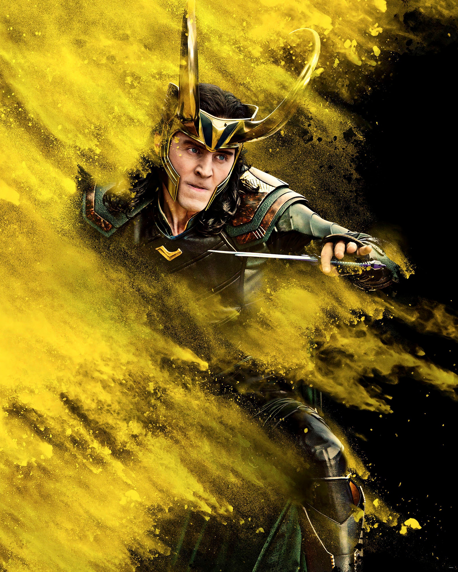 Komar Fototapete »Digitaldruck Vlies -  Loki Yellow Dust - Grösse 200 x 250 cm« bedruckt glatt Kinderzimmer