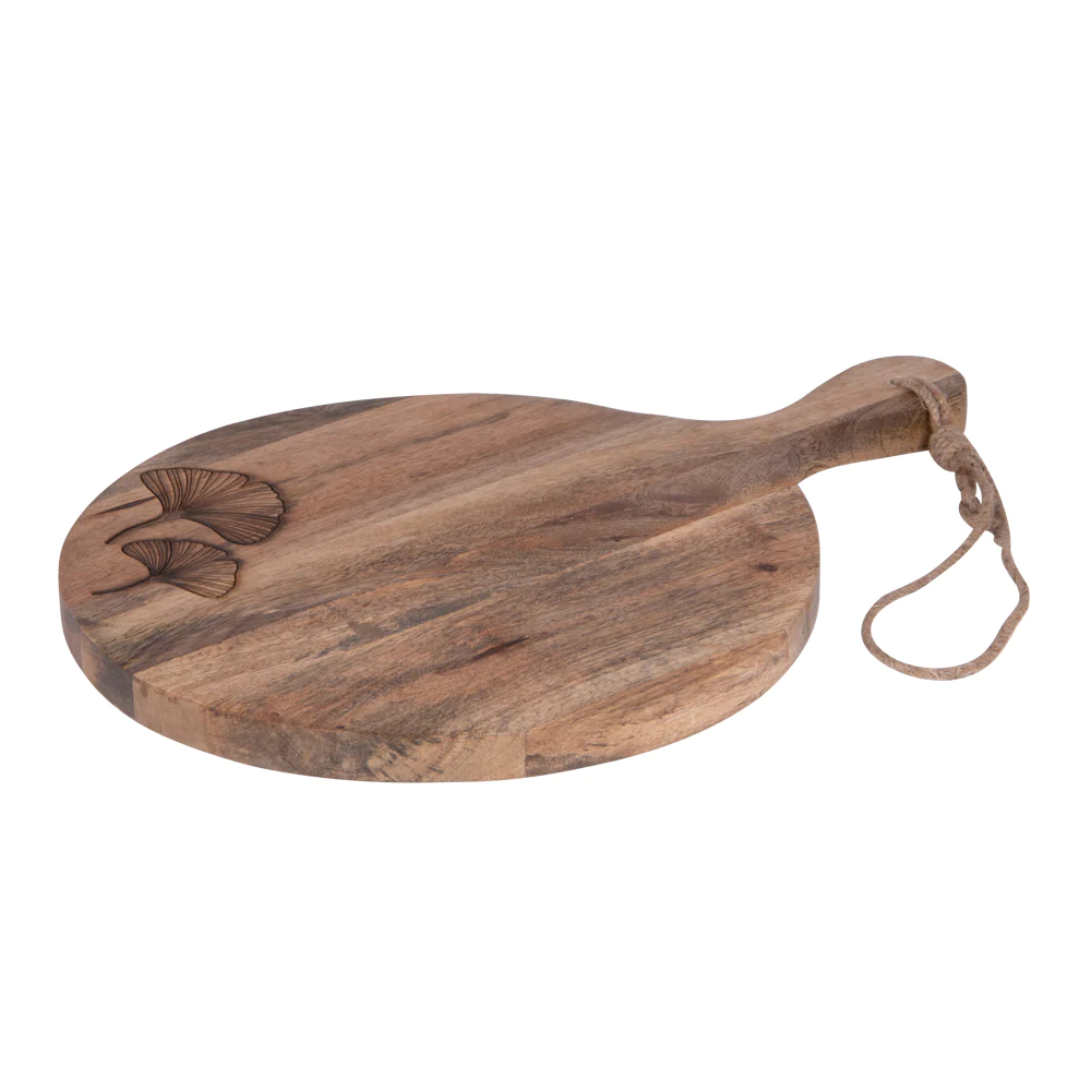 Planche à découper ronde Ginkgo 43x30 cm Table passion