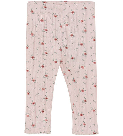 En Fant Leggings - Pointelle - Geführt Rose