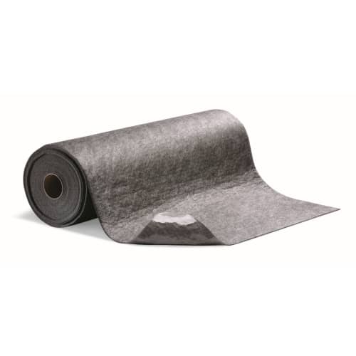 Tapis absorbant et adhésif en rouleau PIG® Grippy® gris double épaisseur