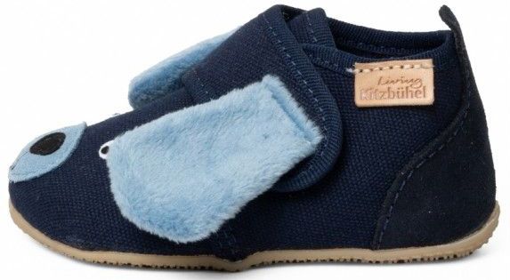 Living Kitzbühel Kids Babyklett Hermann Hund Pantoffels (Kinderen |blauw)
