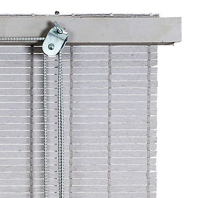 Store enrouleur tamisant bois gris clair 60 x 180 cm