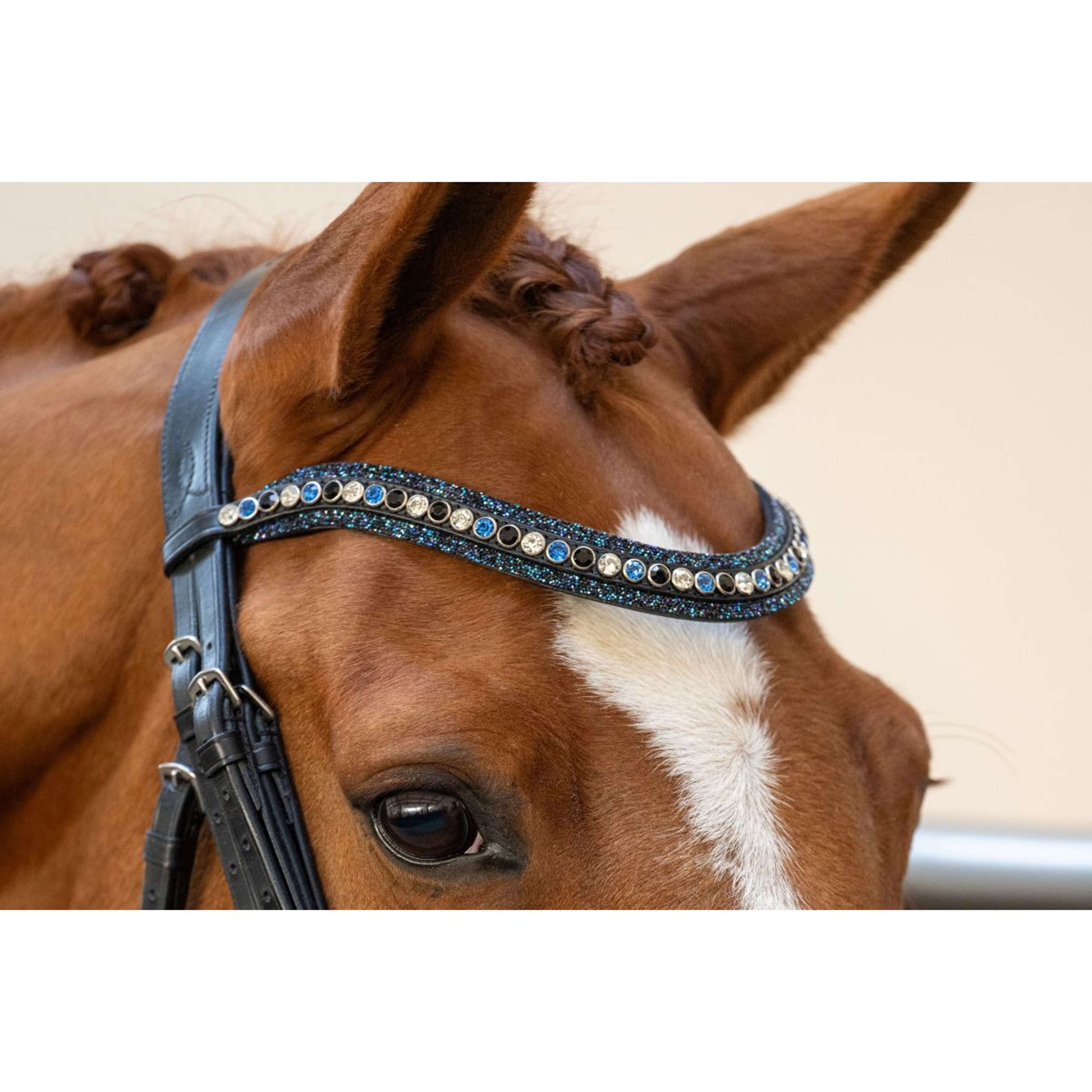 HB Hoofdstel Showtime One in a Million Zwart/Navy Glitter