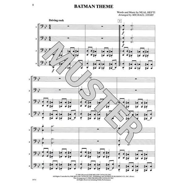 Alfred Music Publishing Pop Quartets For All Trombone