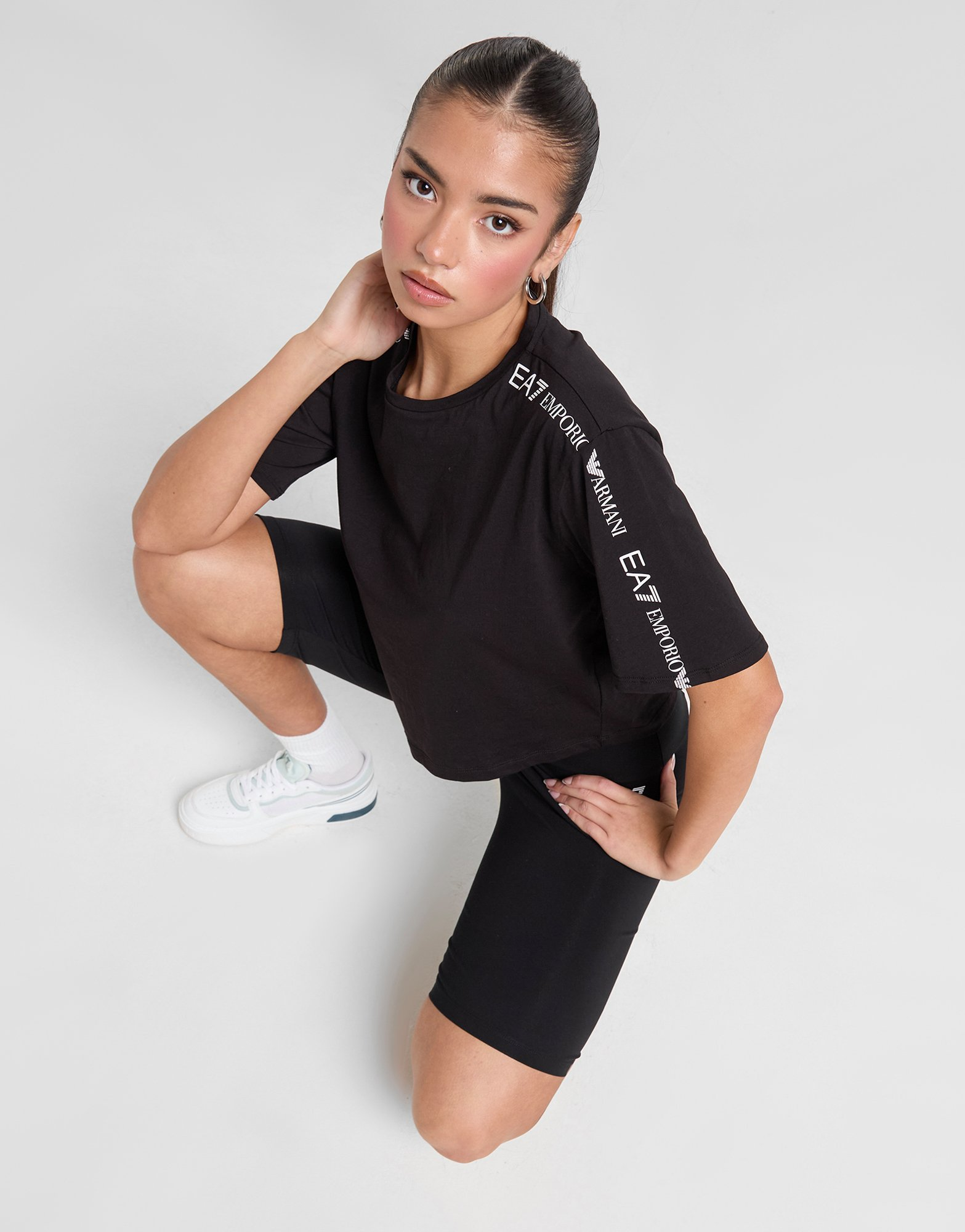 Emporio Armani EA7 T-shirt court Logo Femme