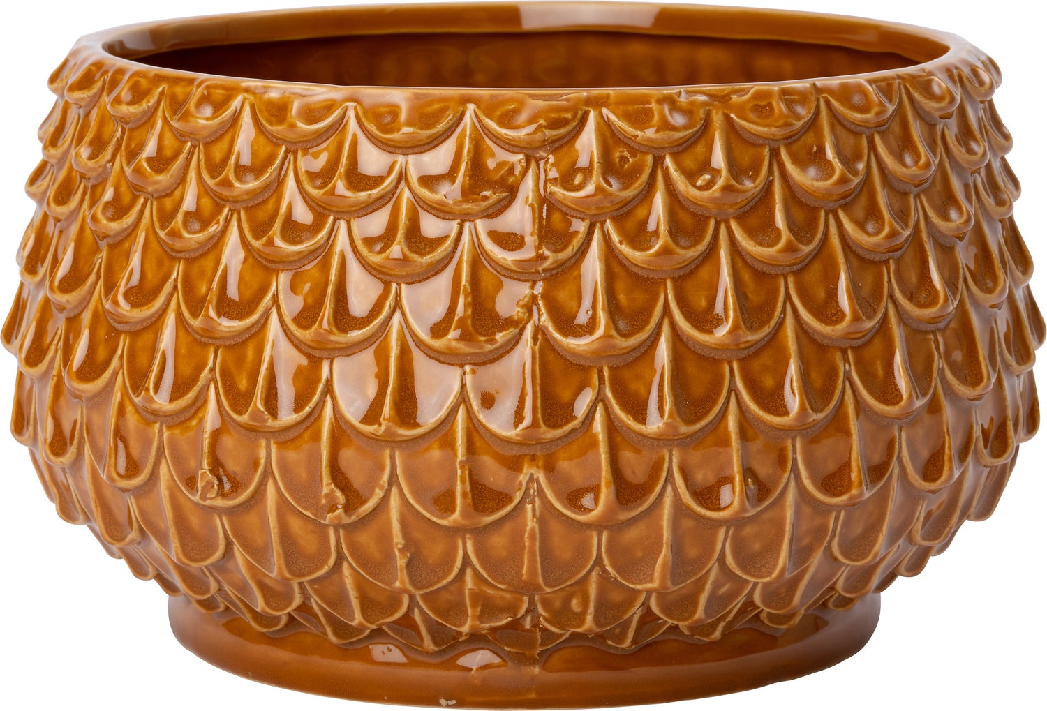 Intratuin bloempot Kily bruin D 24,5 H 14 cm
