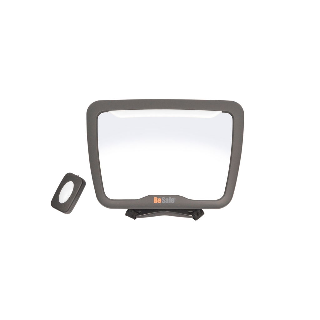 BeSafeBeSafe   XL2 Babyspiegel mit LED-Licht und Fernbedienung