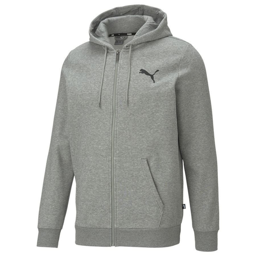 PUMA Sweat à Capuche Essentials FZ - Gris