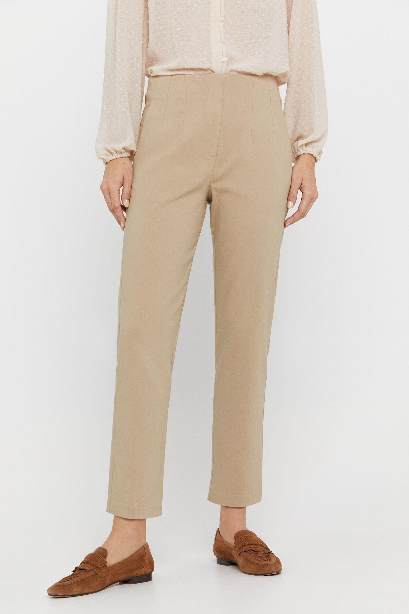 Calça Skinny - Marrom