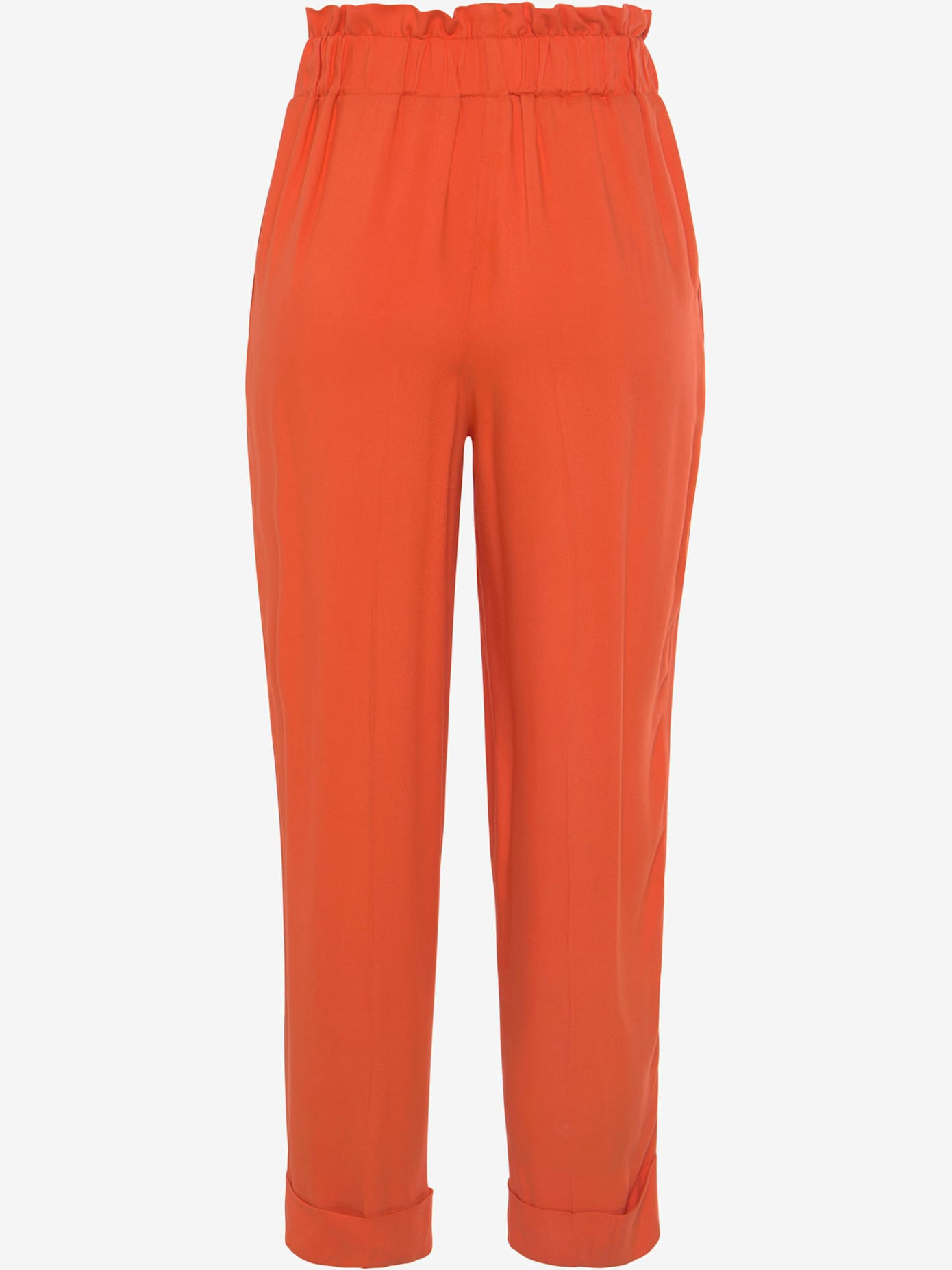 Pantalon paperbag léger avec ceinture élastique