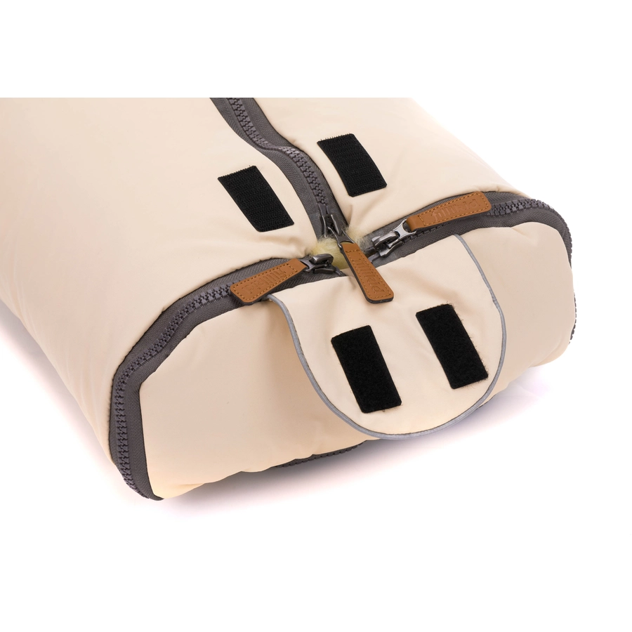 fillikid Winterfußsack Pamir Gr. 0 Echtfell Ivory